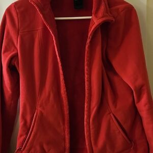 The North Face Pink Teddy Fleece Jacket